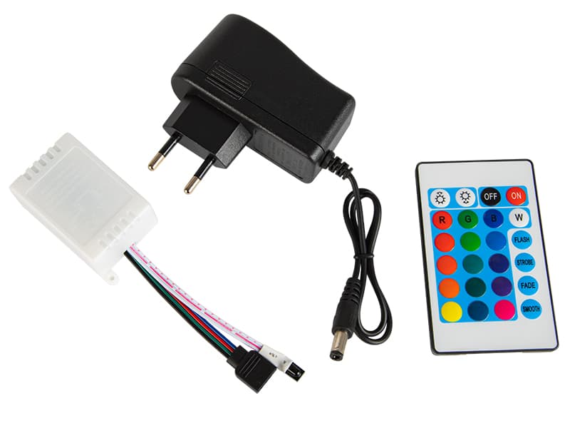 RGB LED trak Blow 2835, 5m, 300 LED, komplet, vodoodporen 3