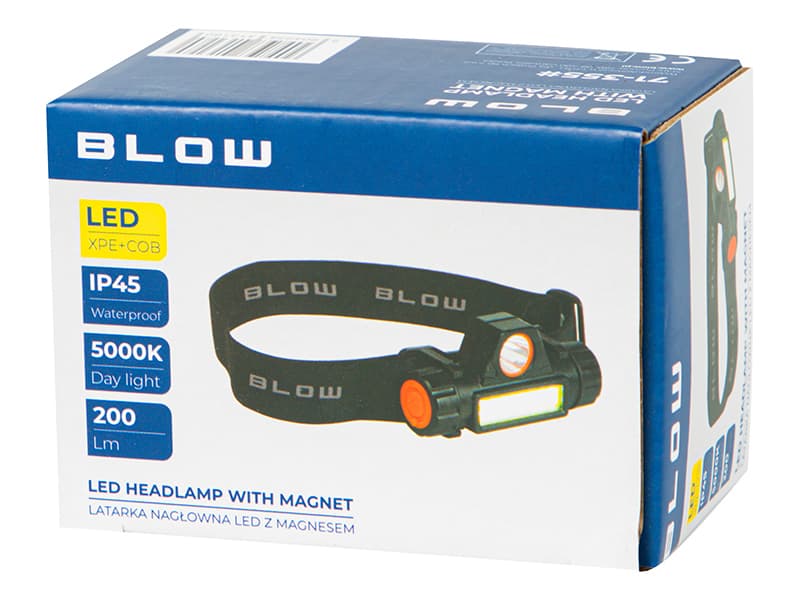 Blow 71-355# Naglavna LED svetilka z magnetom 4