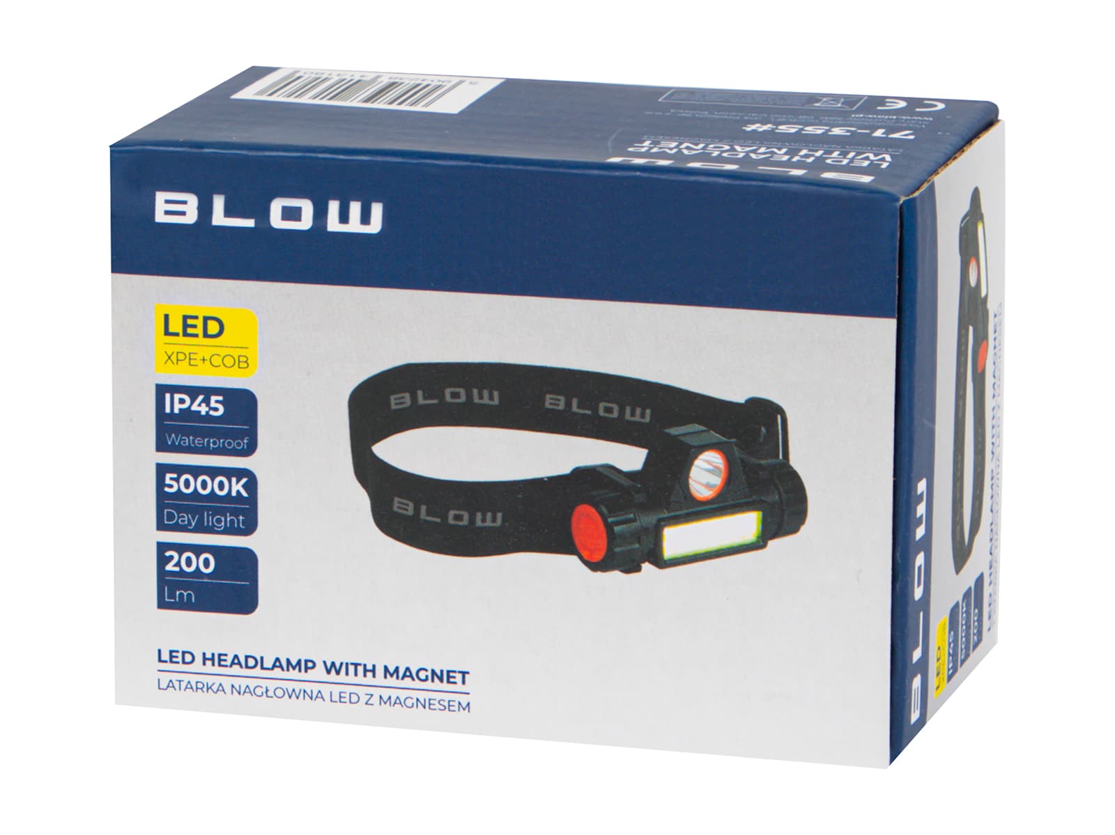 Blow 71-355# Naglavna LED svetilka z magnetom 6