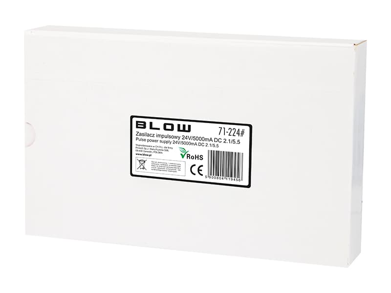 Napajalnik Blow 24V DC, 5A, 120W, 2,1/5,5mm konektor 2
