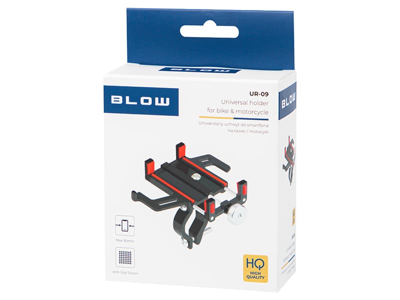 Aluminijast nosilec za telefon Blow UR-09 za kolo/motor 4
