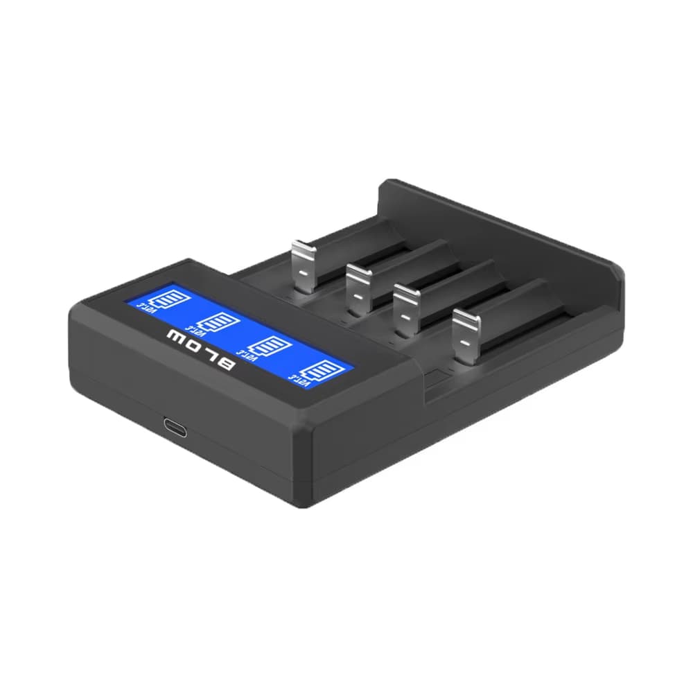 BLOW USB polnilnik XN-110 za 18650/AA/AAA z LCD 2