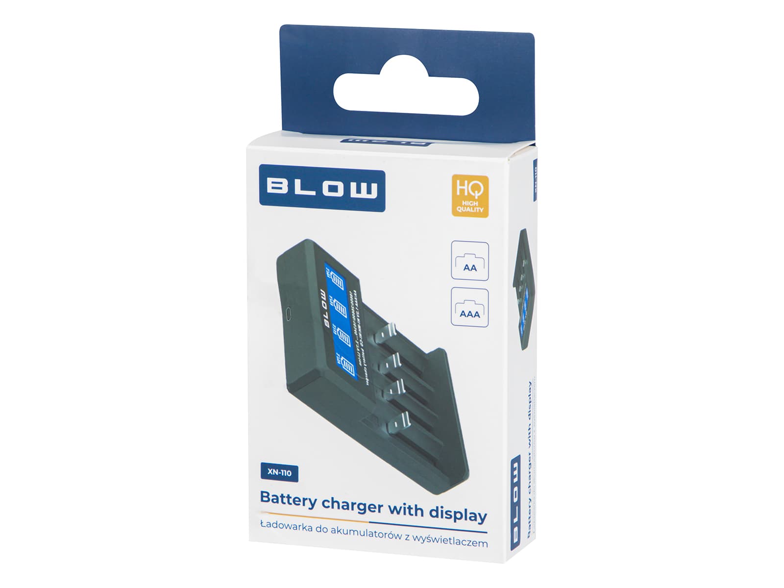 BLOW USB polnilnik XN-110 za 18650/AA/AAA z LCD 3