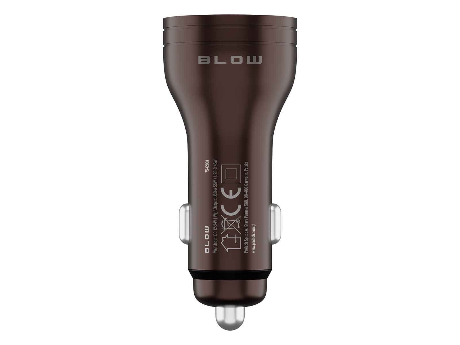 Avtomobilski polnilnik Blow 100W (2x USB-A + USB-C) 3