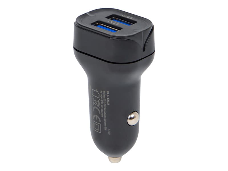 Avto polnilec Blow 36W, 2x USB 3