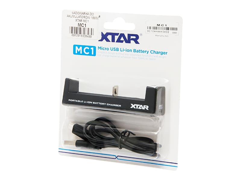 Polnilnik za akumulatorje Xtar MC1 USB 2