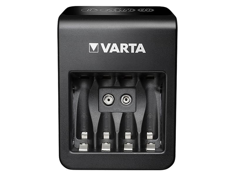 Varta LCD polnilnik Plug+ z 4x AA 2100mAh baterijami 3
