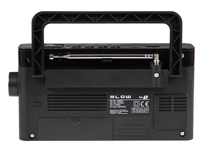 Prenosni radio Blow RA9 AM/FM/SW, Bluetooth, USB, SD, AUX 2
