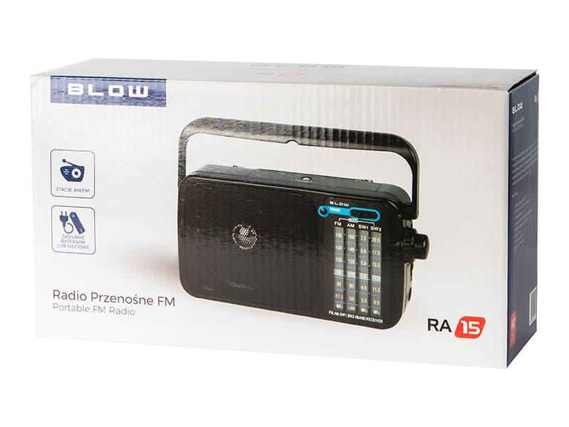 BLOW Prenosni radio RA15, AM/FM 3