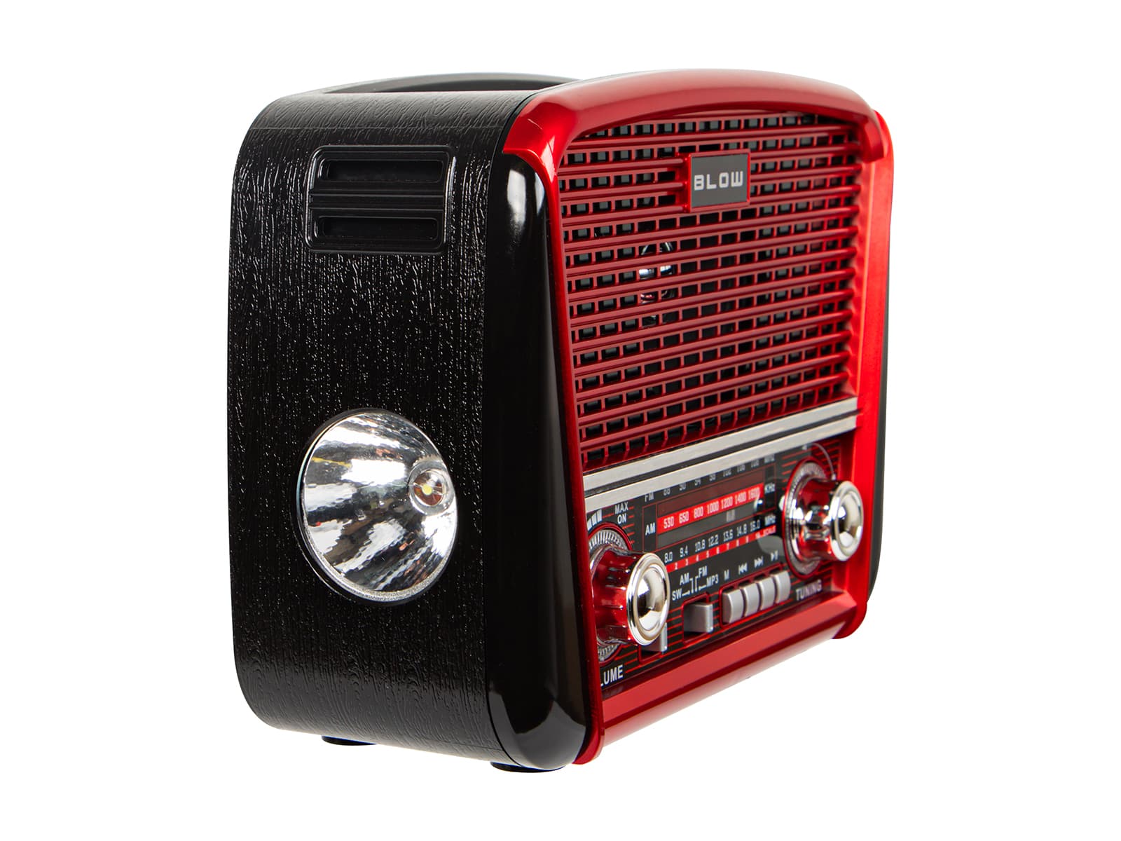 Blow RA17 Prenosni radio AM/FM/SW/BT, rdeč 5
