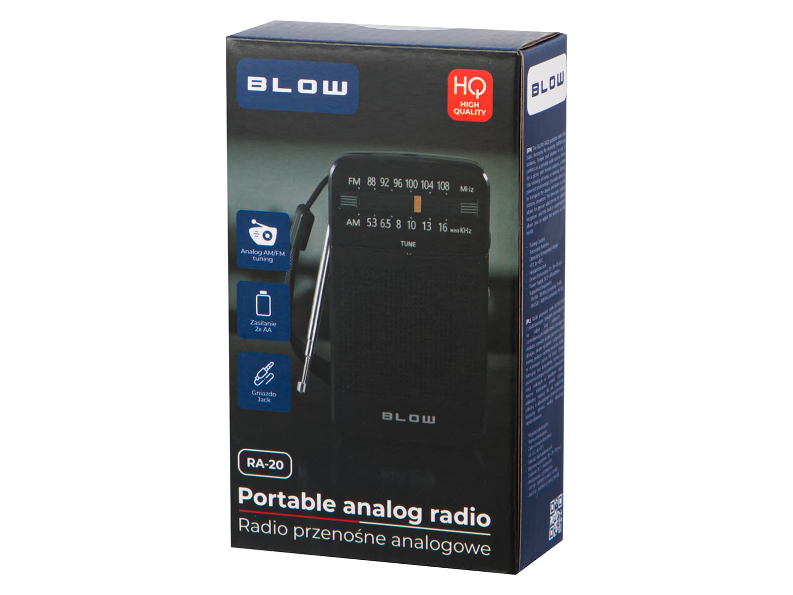 Prenosni radio Blow RA20 AM/FM 8
