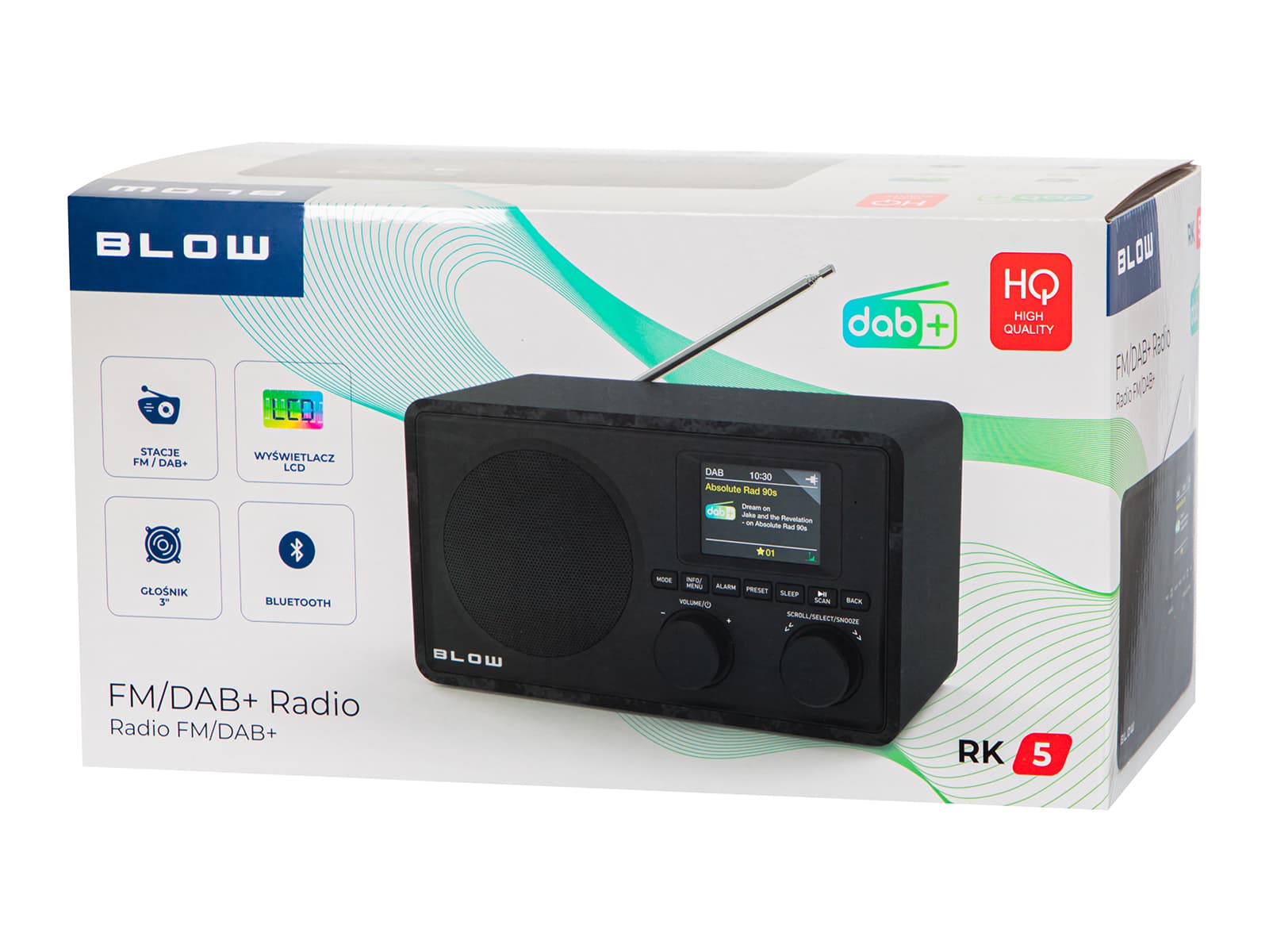 Prenosno kuhinjsko radio Blow RK5 BT (DAB+/FM/Bluetooth) 5