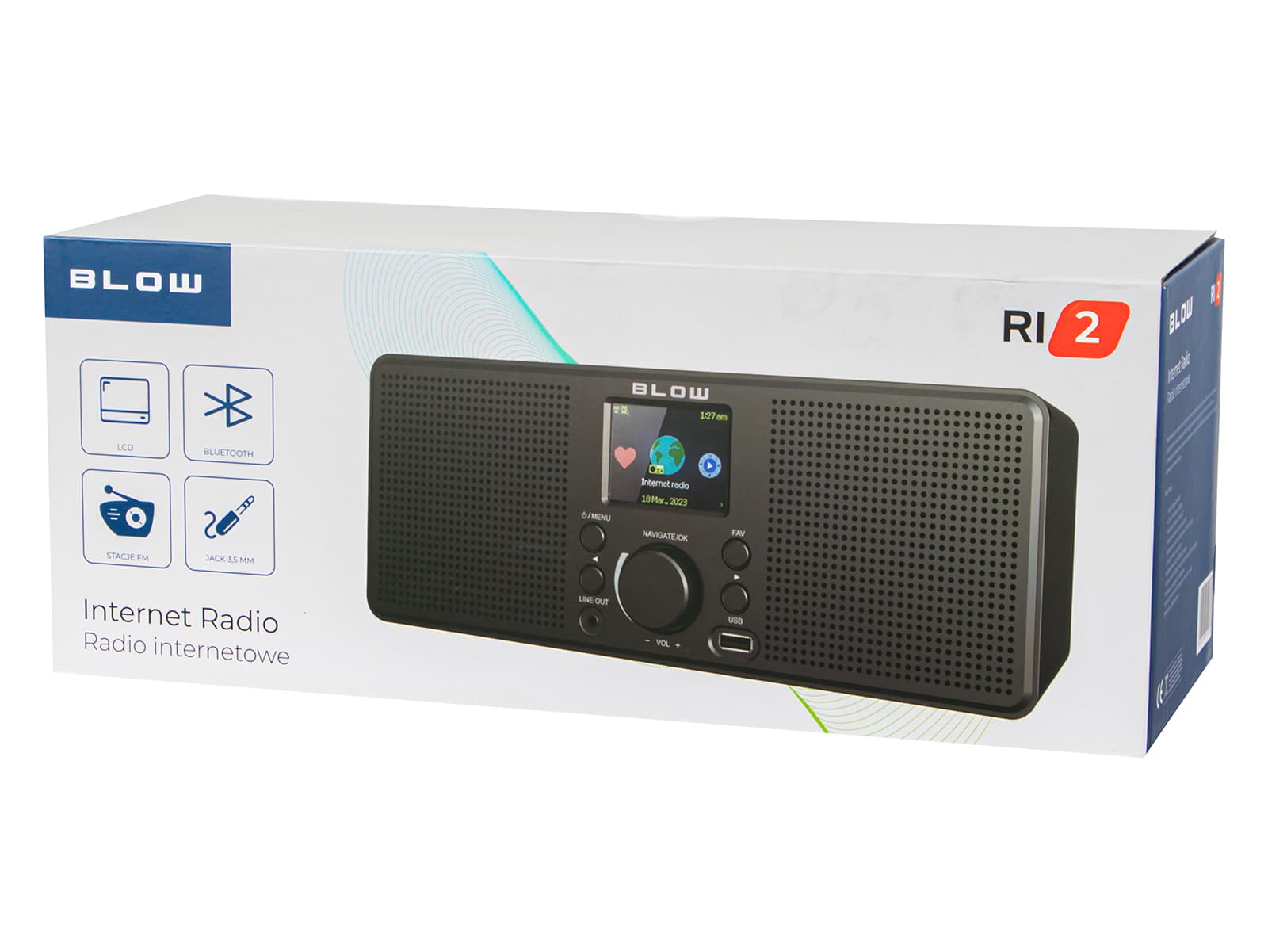 Blow RI2 Omrežno internetno radio (WiFi, BT) 5