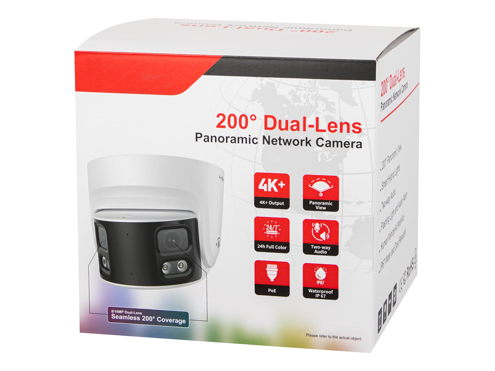 BLOW IP kamera 8MP BL-I8SS40TWM, 4mm, WiFi, Dome, DualLens 5