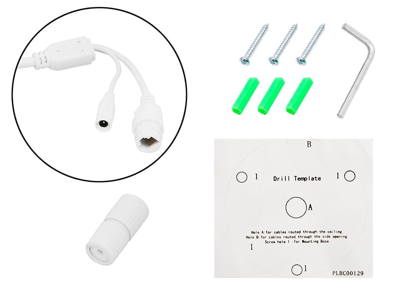 Blow 77-862# IP kamera 4MP BL-I4ECO28BWP/MIC/POE, zunanja 2