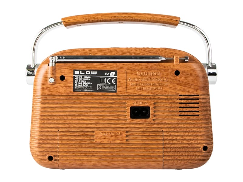 Prenosni radio Blow RA3 Retro, AM/FM/SW, Bluetooth, USB 2
