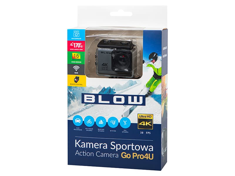 Blow Pro4U 4K akcijska kamera z WiFi 5