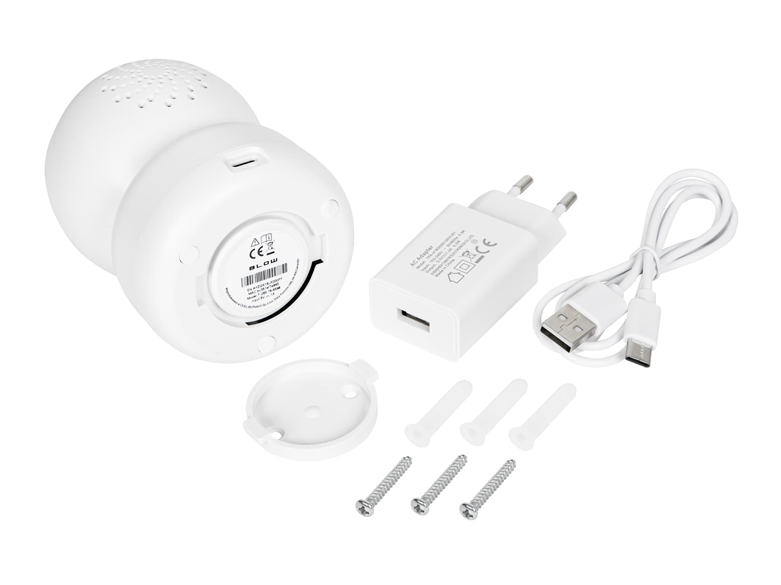 Blow T-263 v2 Tuya WiFi Obravotna kamera 3MP (Nanny Cam) 3