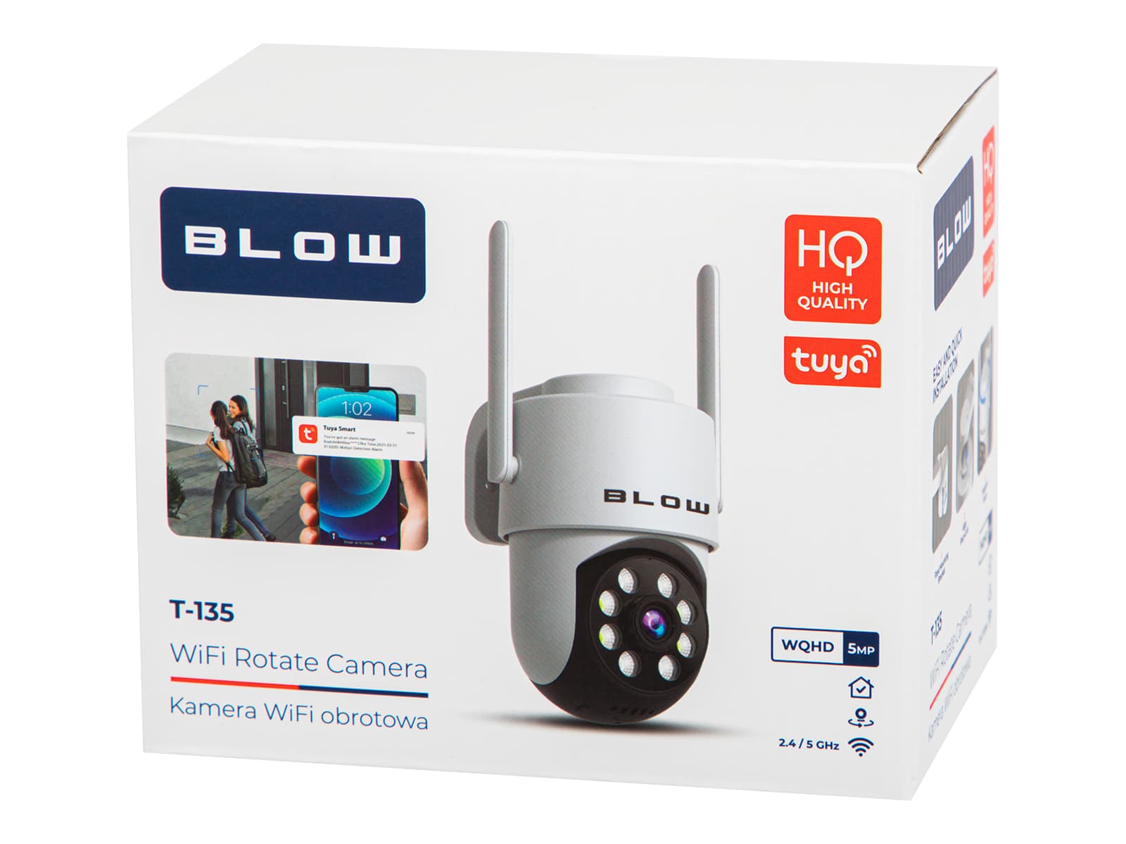 Blow WiFi kamera 5MP T-135 Tuya - vrtljiva 7