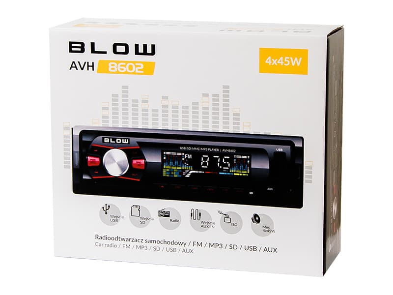 Blow 78-268# Avtoradio MP3/USB/Micro SD/Bluetooth 3