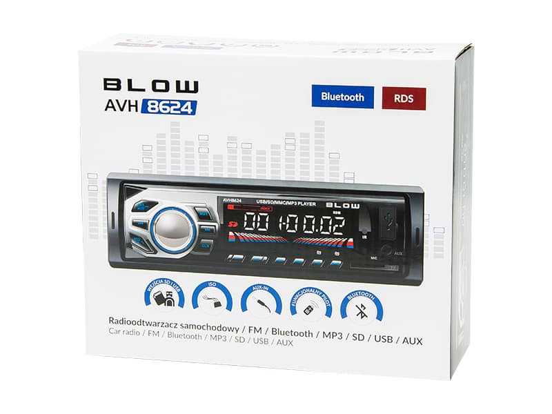 Blow 78-269# Avtoradio RDS MP3/USB/Micro SD/Bluetooth FM/AM 5
