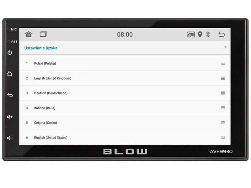 Avtoradio Blow AVH-9930 2DIN 7" Android GPS 8