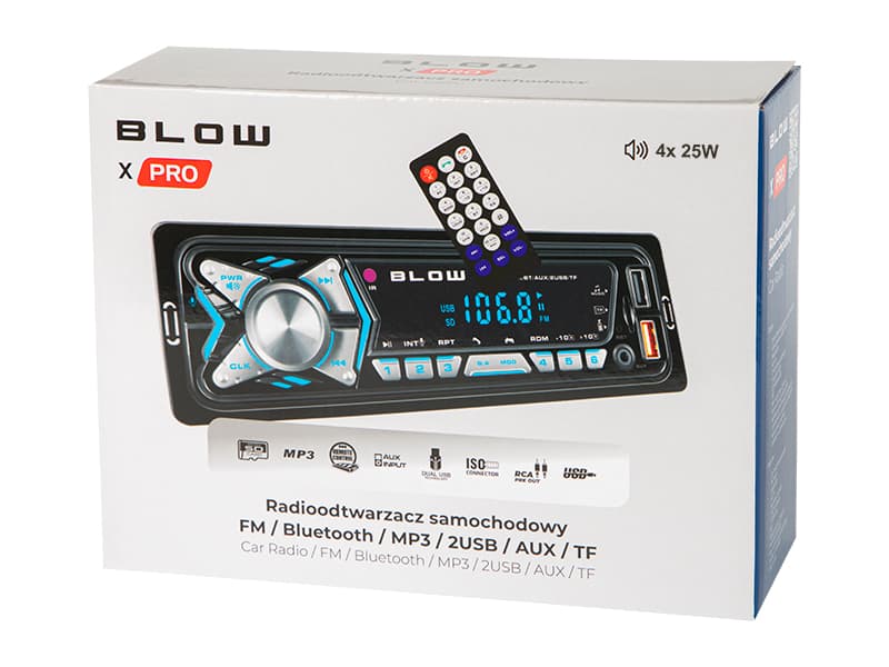 Avtoradio Blow X-PRO, MP3, Bluetooth, USB 4