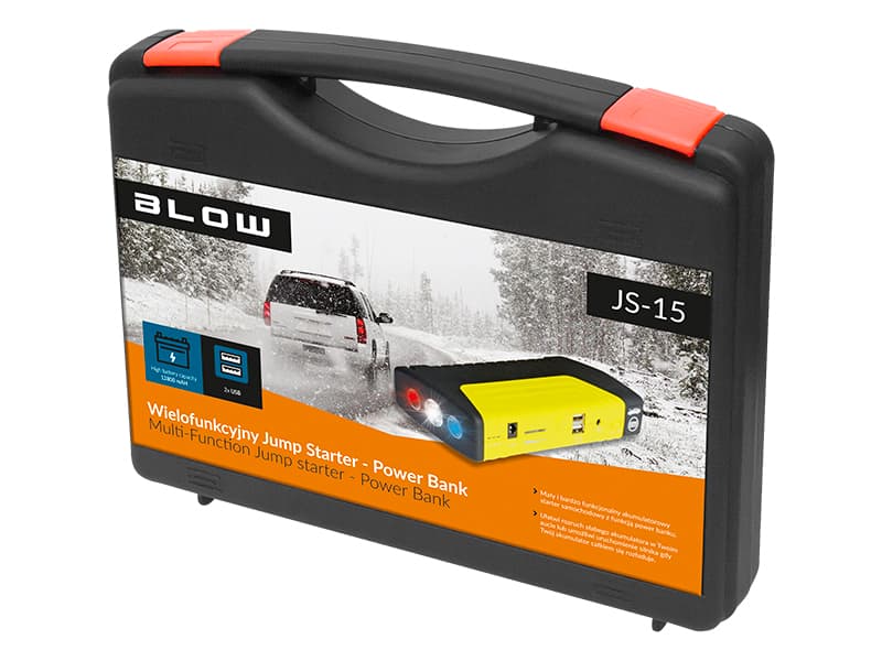 Blow JS-15 Jump Starter in Power Bank 12800mAh 4