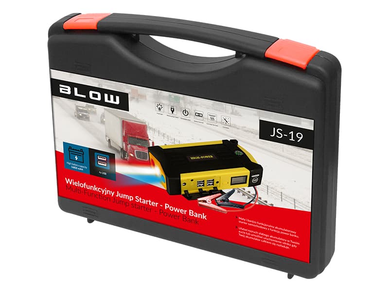 Blow JS-19 Jump Starter in Power Bank 16800mAh 5