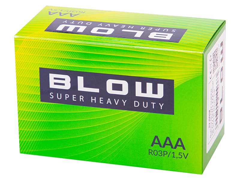 Baterije Blow AAA Super Heavy Duty R3, 1.5V, blister 4 kosi (40 kos) 2