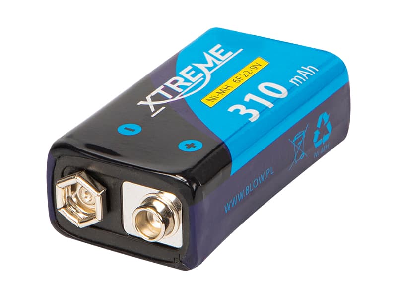 Blow Xtreme 9V Ni-MH akumulator, 310mAh 2