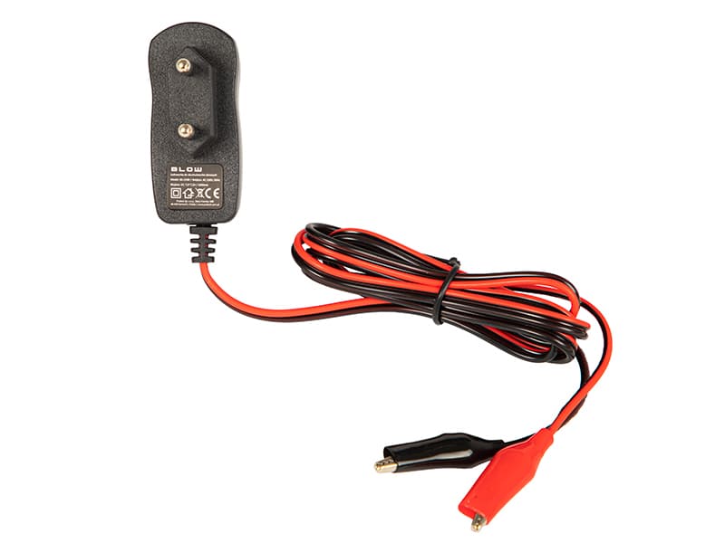 Polnilnik za akumulatorje Blow 6V 1A LED, črn 2