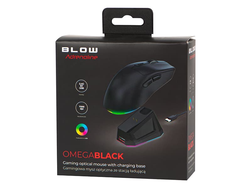 Optična miška Blow Adrenaline Omega, črna 4
