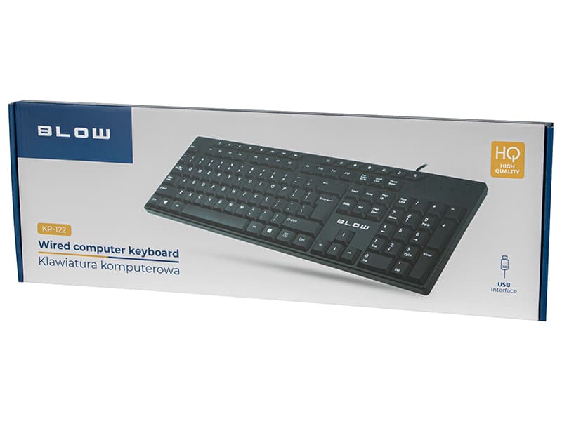 Tipkovnica Blow KP-122 USB, črna 5