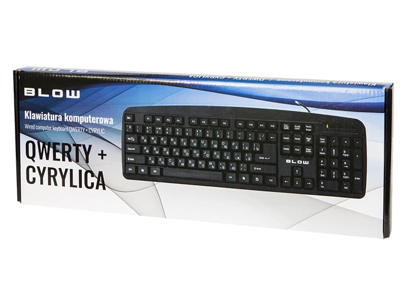 Tipkovnica Blow KP-104, USB, QWERTY + cirilica (ruska/ukrajinska) 3