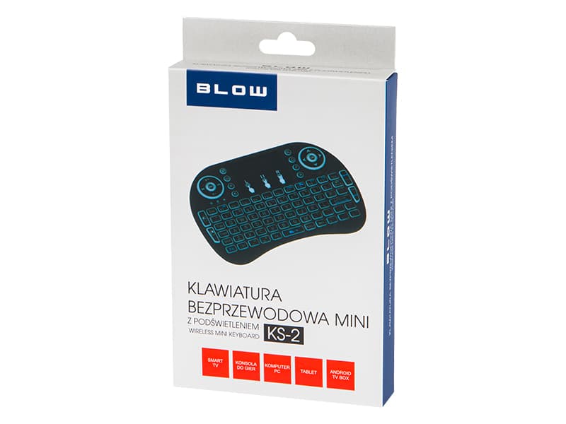 Blow Brezžična mini tipkovnica z zaslonom na dotik (Qwerty, RGB) 4