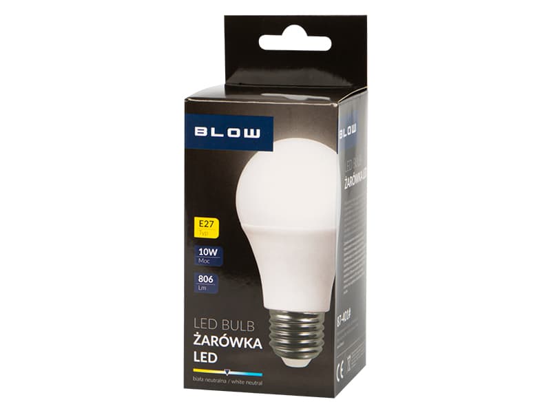 LED žarnica Blow E27 10W A60, nevtralno bela 3