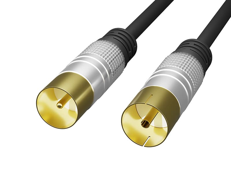 Blow TV-Video antenski kabel (vtič-vtičnica) 2m, kovinski 3