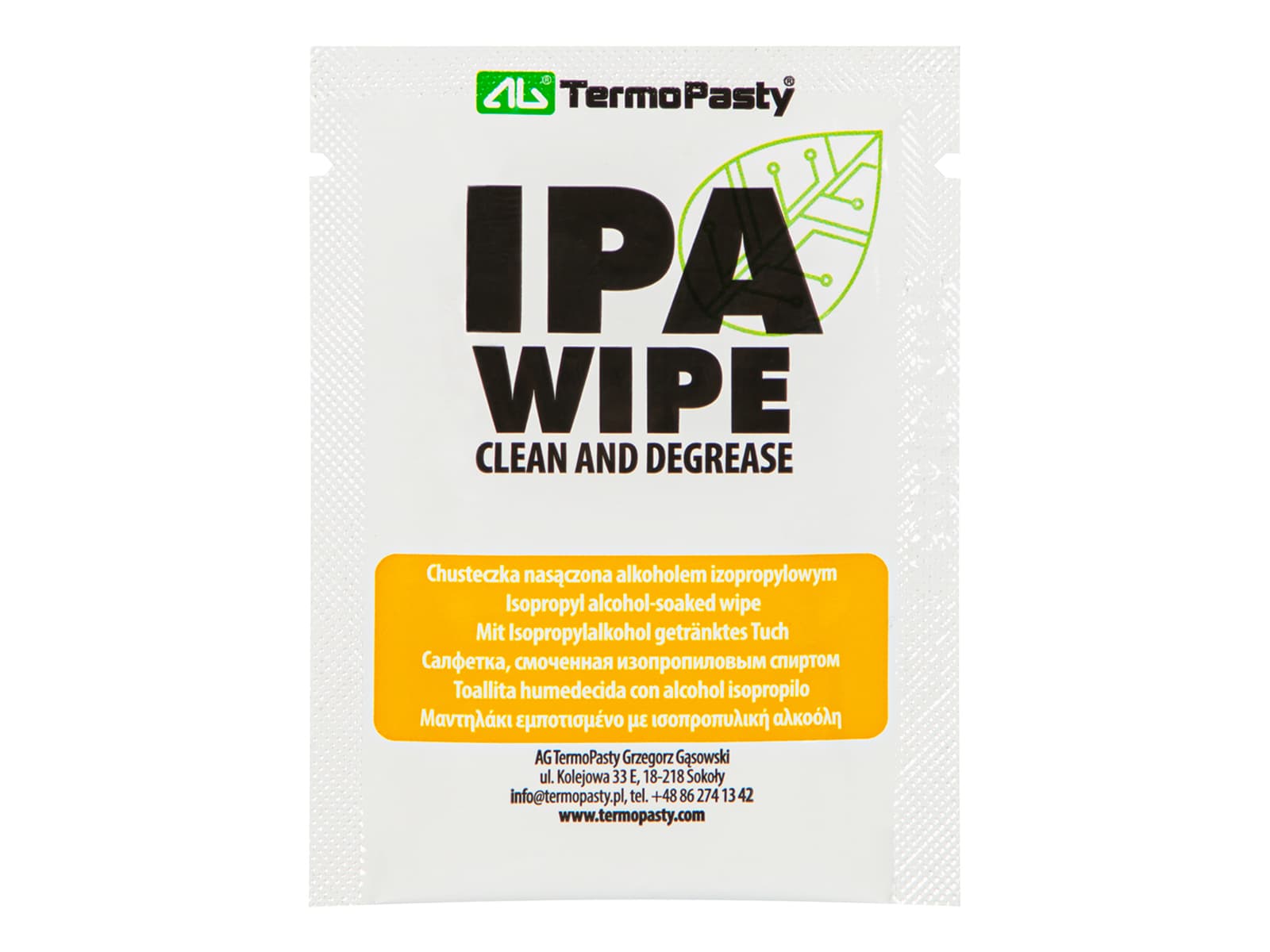 IPA čistilna krpica Blow, 1 kos