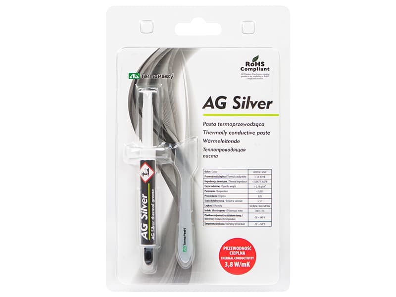 AG Thermal Pasto AG Silver z srebrom (3g) 2