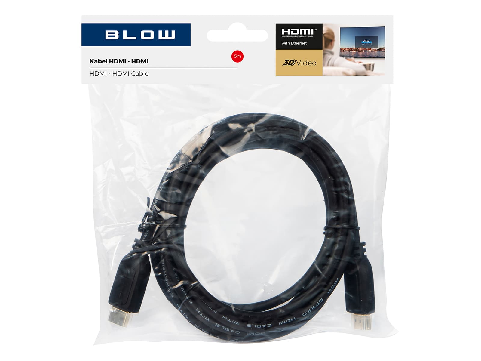 Blow 92-221# HDMI kabel, 5 m 3