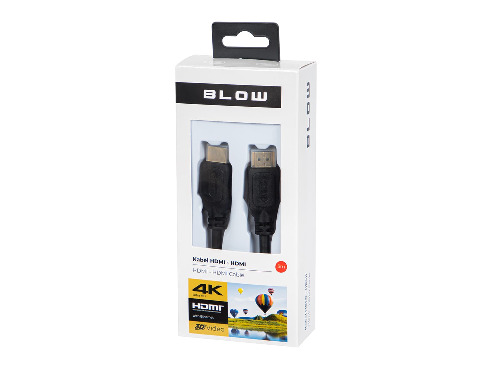 HDMI kabel Blow Classic ravni, 3m 3