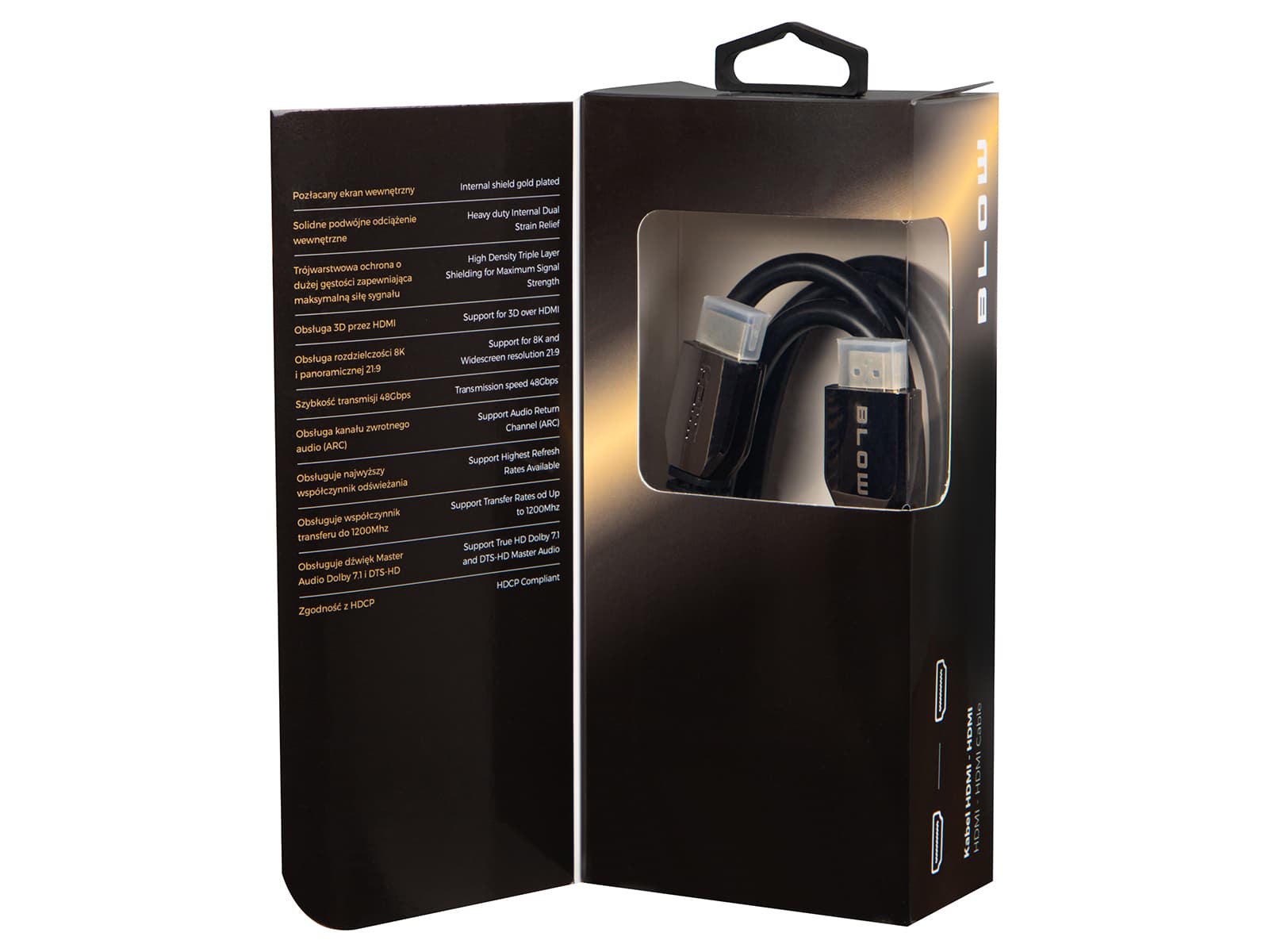 HDMI kabel Blow Premium 2.1, 8K, 1,5m 2