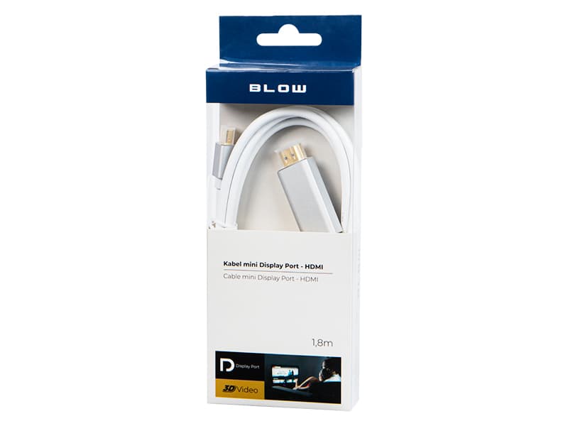 Blow Mini DisplayPort na HDMI kabel 1.8m 2