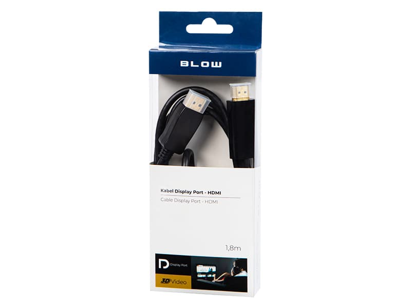Blow DisplayPort na HDMI kabel 1.8m 2