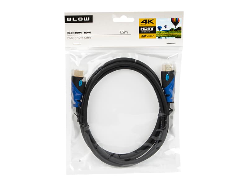 HDMI kabel Blow Blue ravni, 1,5m, 4K 2