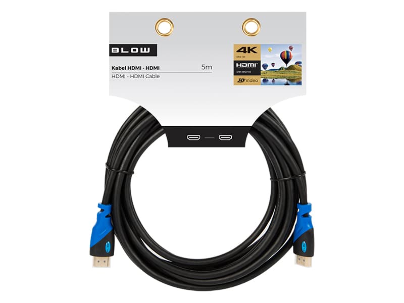 HDMI kabel Blow Blue ravni, 5m, 4K 2