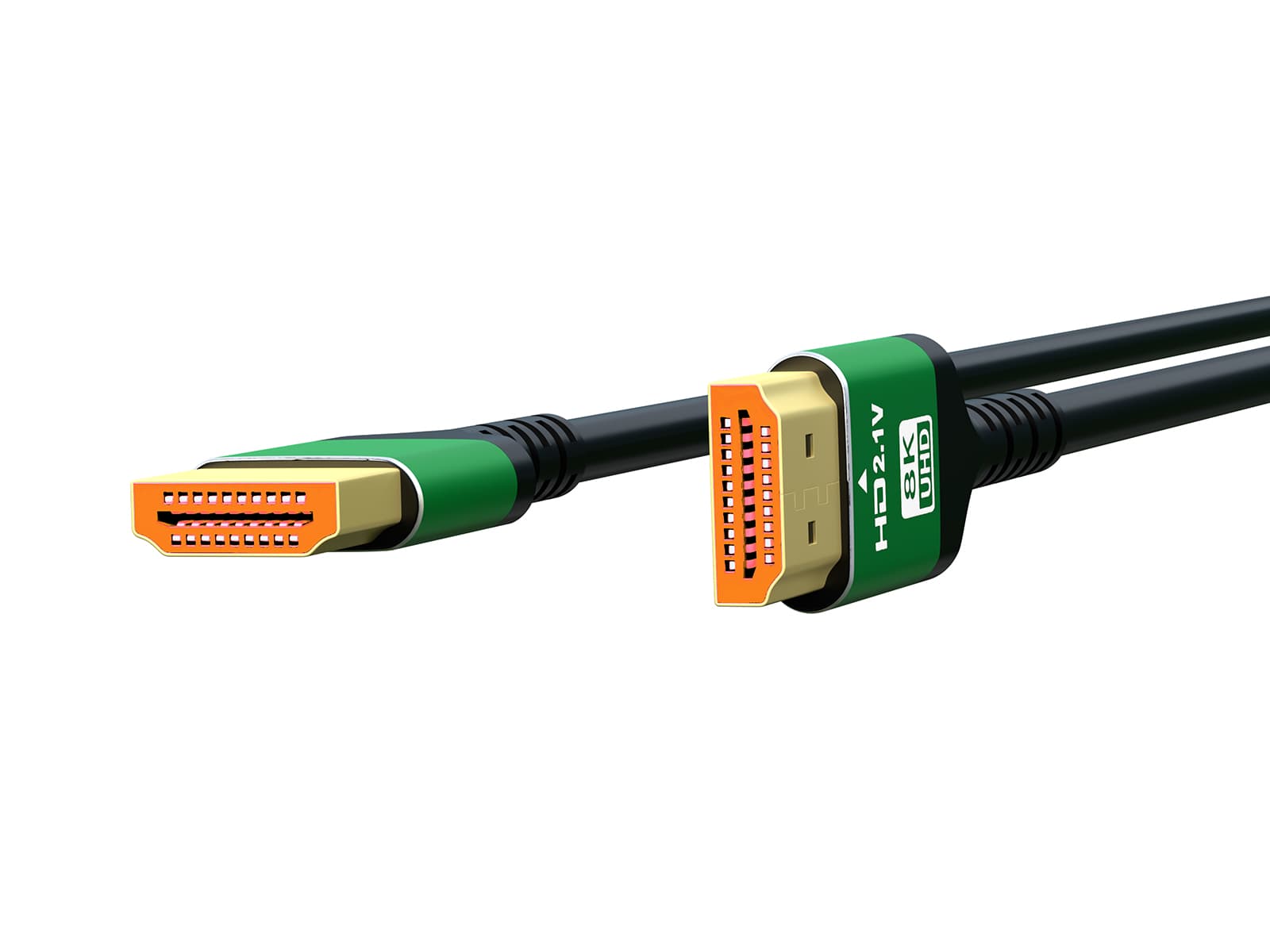 Blow HDMI kabel 2.1, 8K, raven, zelen, 10m 2