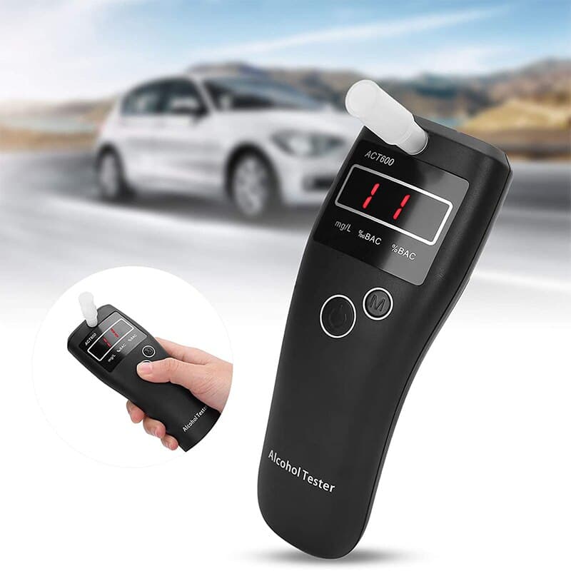 RTO Digitalni alkotester/breathalyzer z nadomestnimi ustniki 3