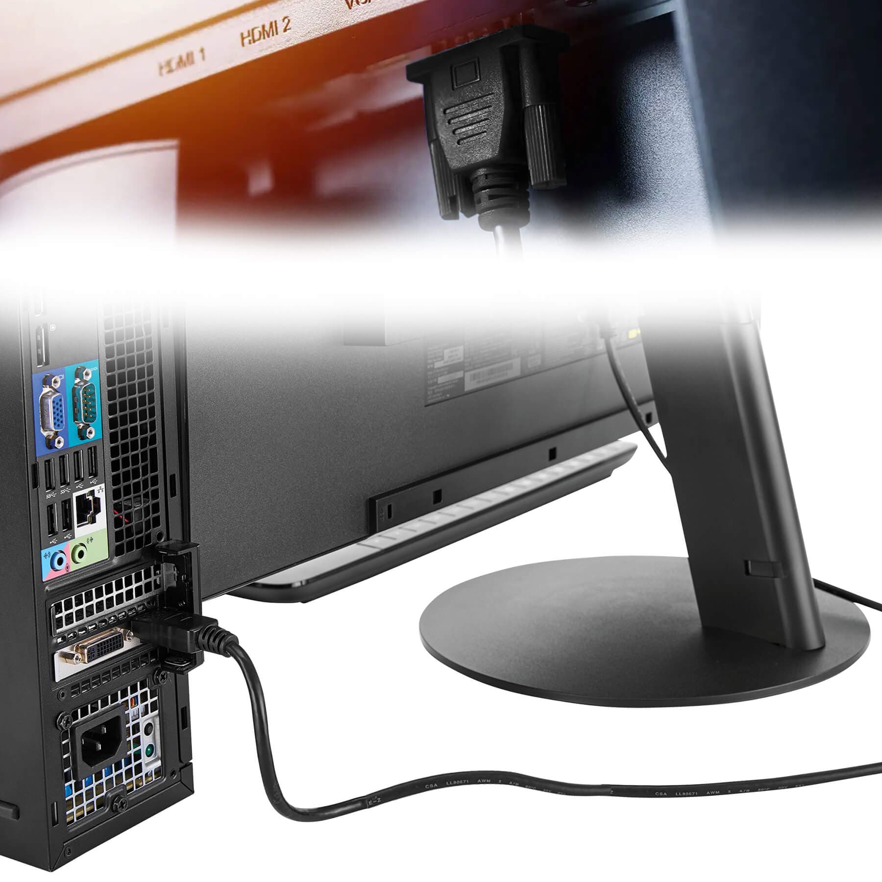 DisplayPort na VGA pretvornik RTO E375, 1.8m 3